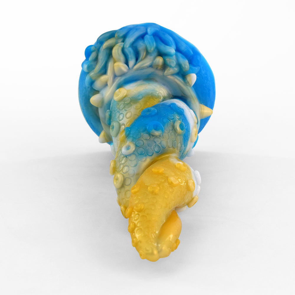 Blue Octopus Dildo fuck machine Y266