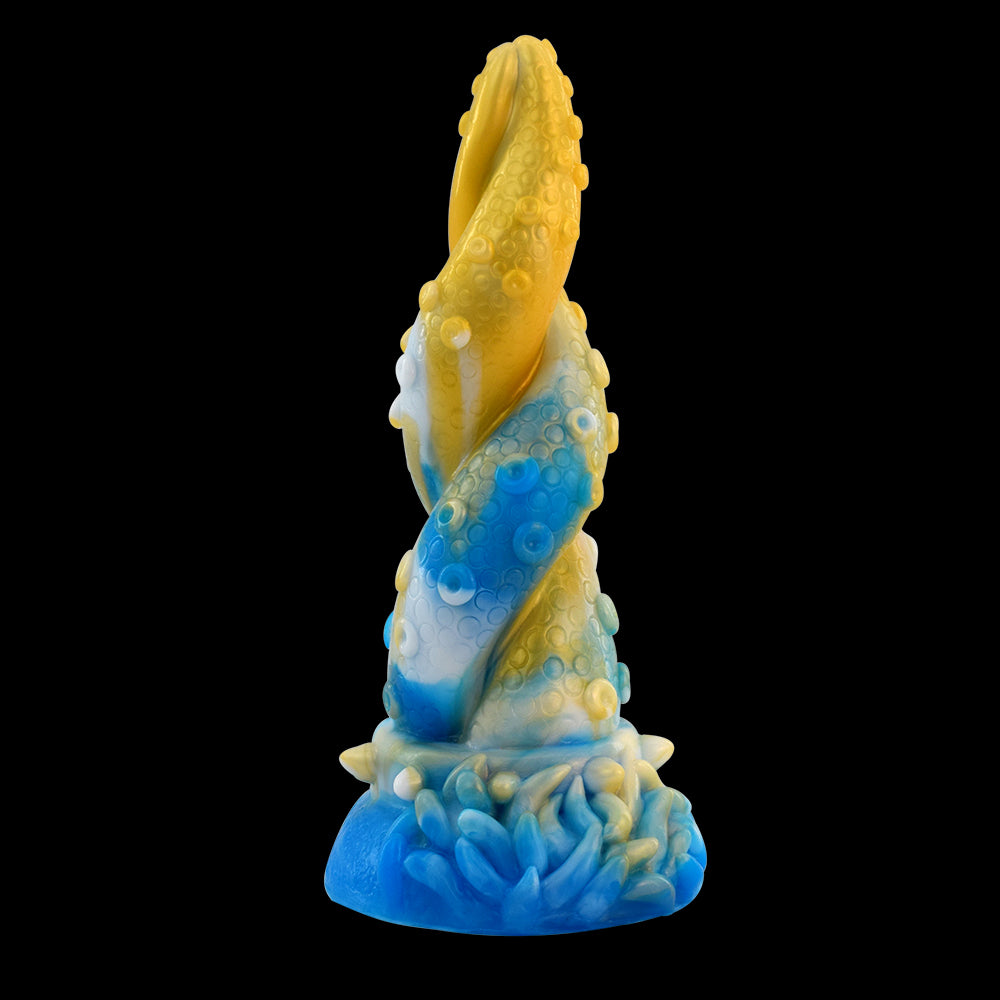 Blue Octopus Dildo fuck machine Y266