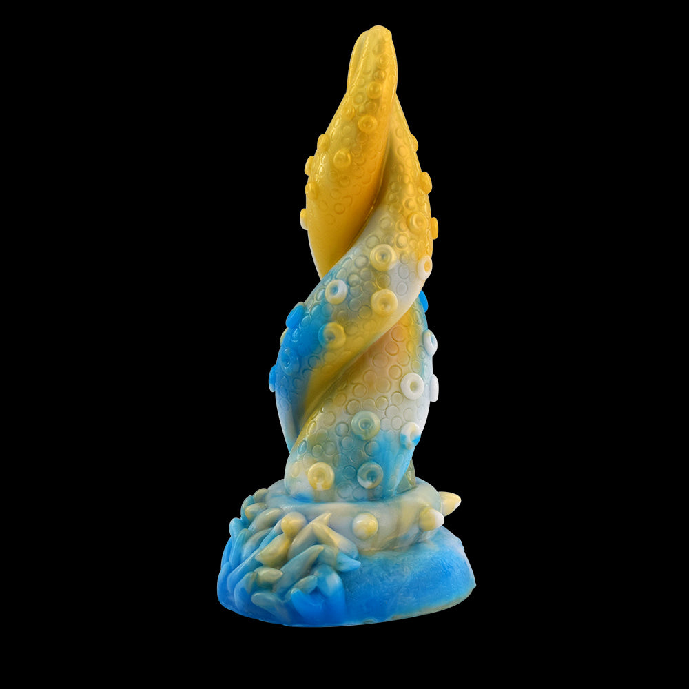 Blue Octopus Dildo fuck machine Y266
